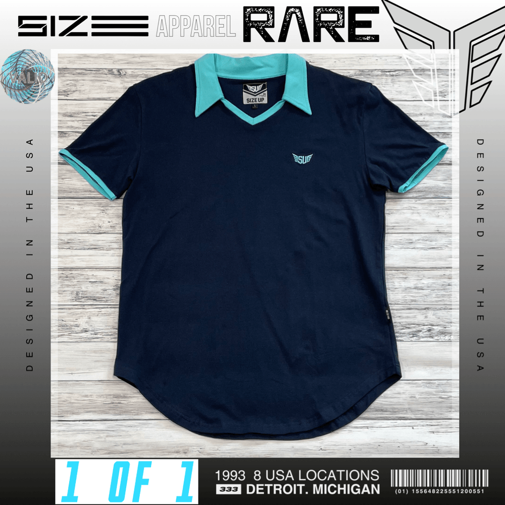 1/1 Size Up BLUE HYBRID POLO *LIMITED*