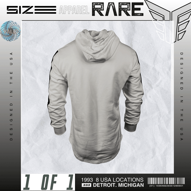 1/1 Size Up White CAMO Scoop Hoodie | Limited