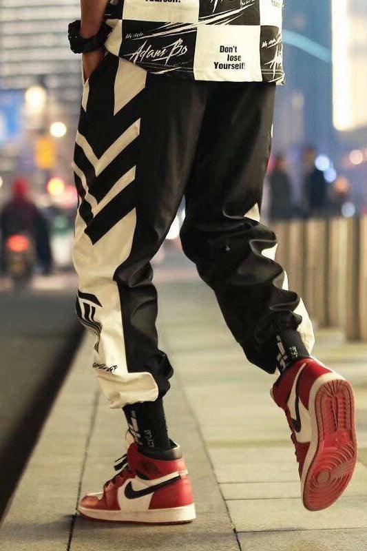 Mens Techwear Cropped Harlem Pants