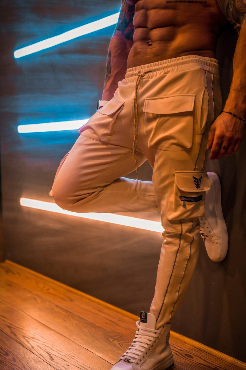 Size Up TAN Reflective Tactical Pocket Joggers