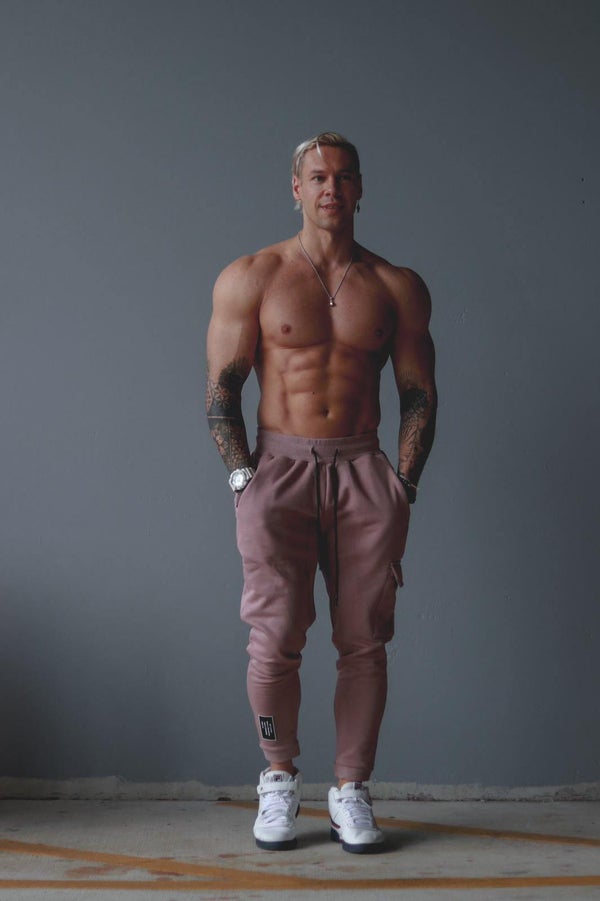 Size Up Rose-Punch Fleece Tech Joggers - Size Up Apparel