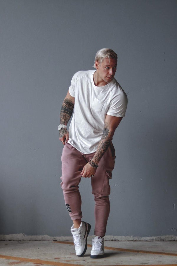 Size Up Rose-Punch Fleece Tech Joggers - Size Up Apparel